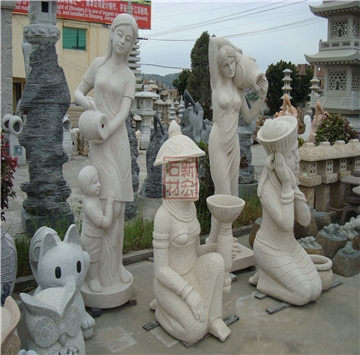 巴厘岛风情雕塑