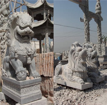 石雕狮子、北京狮、港币狮、狮子价格、山东石雕