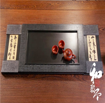 石雕茶盘