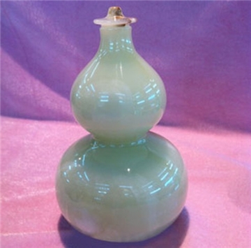 吸财葫芦 青玉 浅青色