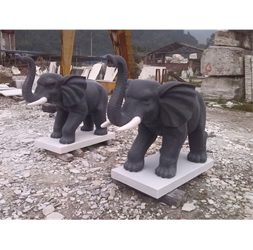 天工石雕厂专业制作各种石材质动物雕塑.......................................