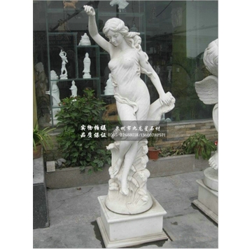 石材人物 石雕西方人物雕塑 圣母神话人物石雕摆件