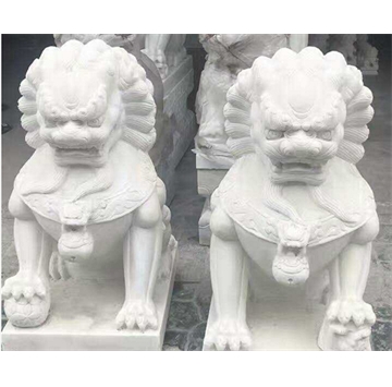 汉白玉石雕大象
