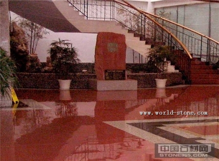 中国红板材效果图