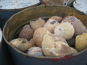 巴西玛瑙石料