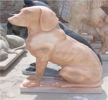 石雕动物狗