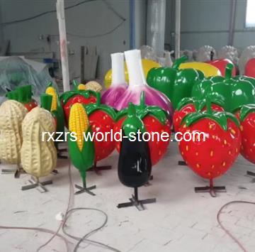 西安雕塑厂供应水果雕塑 蔬菜雕塑