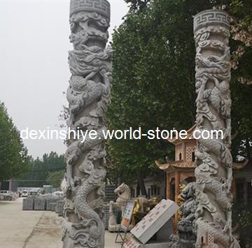 石龙柱雕刻制作厂家